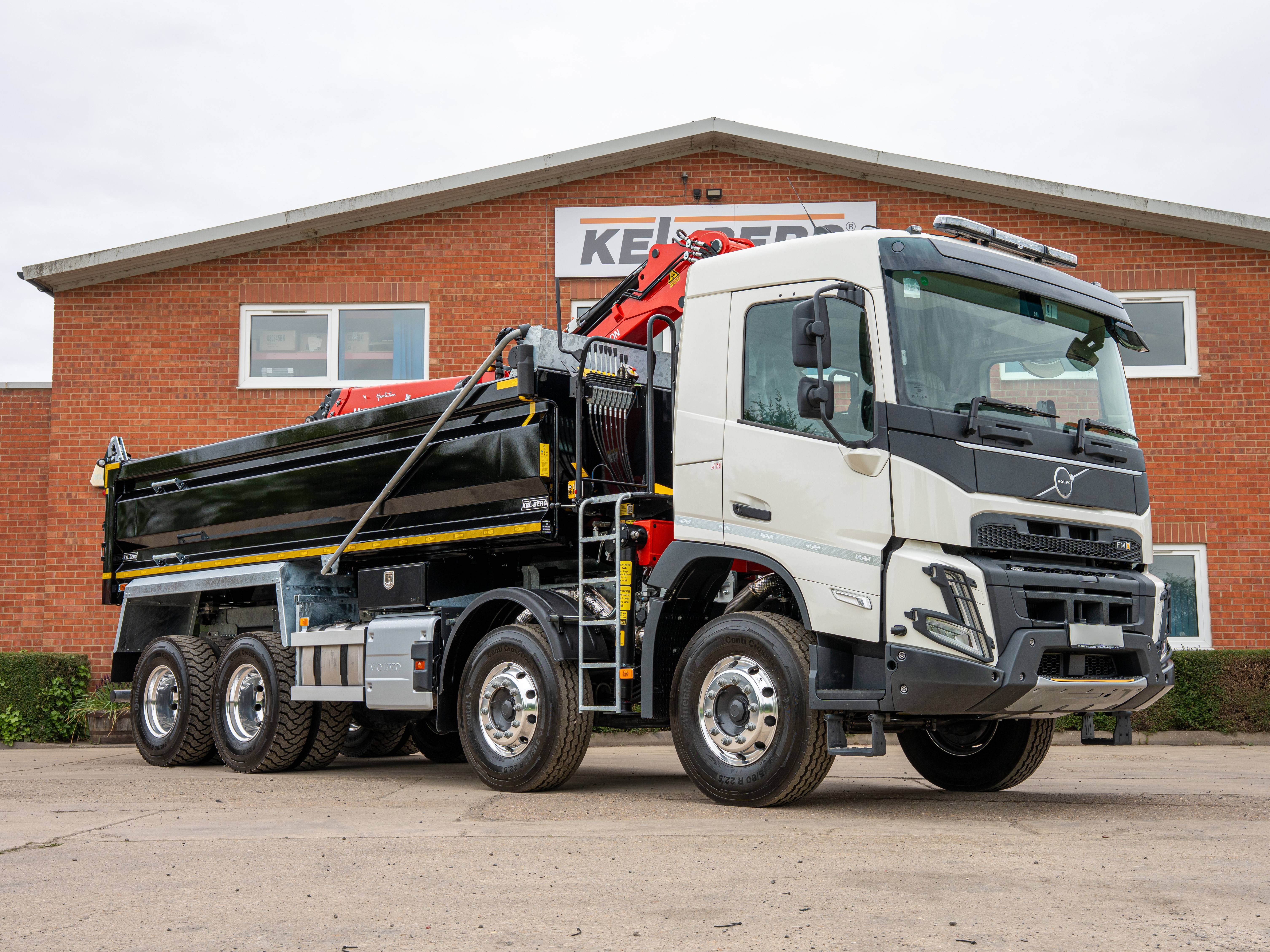 Volvo FMX 420 8×4 Kel-Berg Tipper Grab