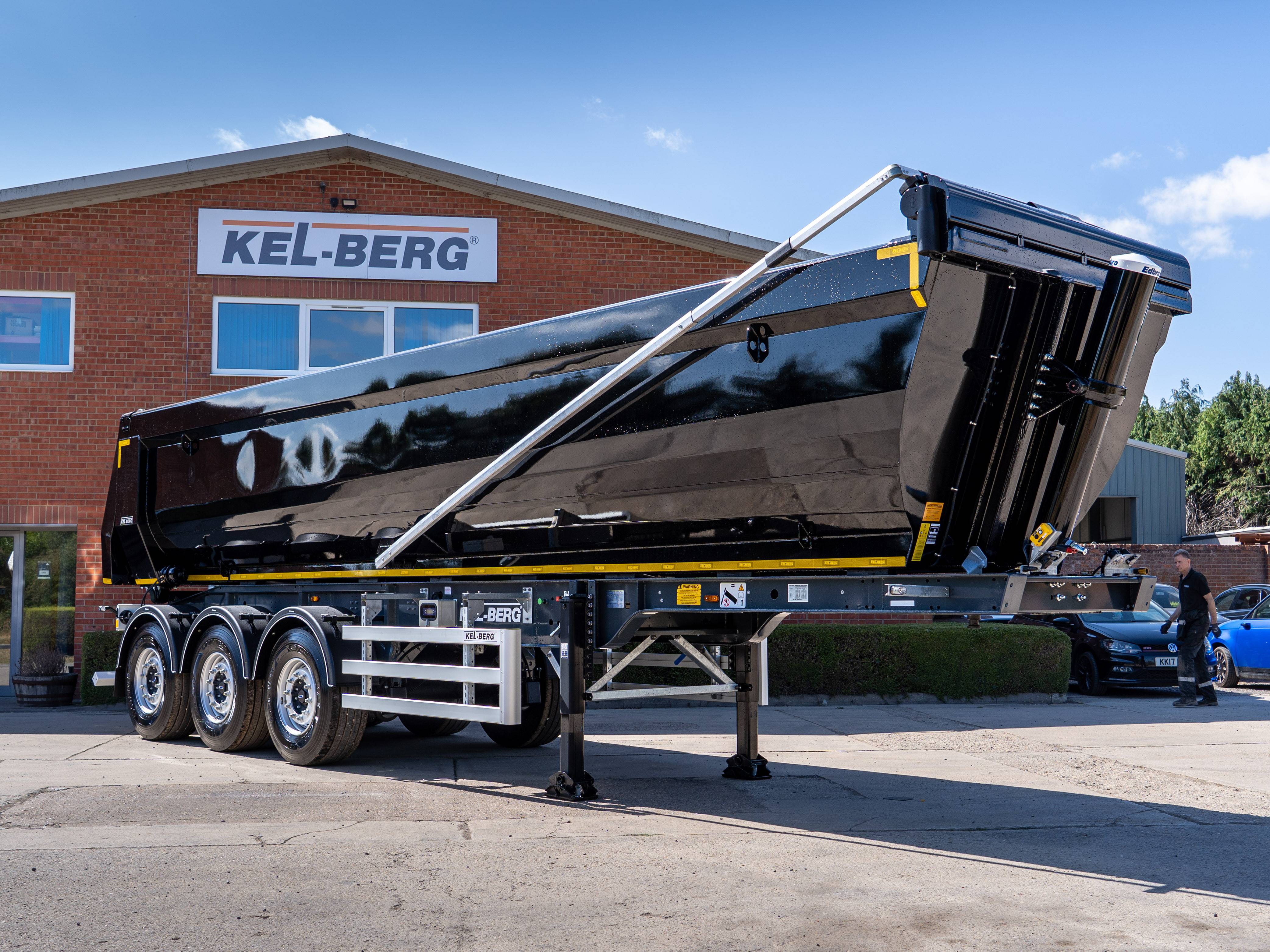 Kel-Berg 3-Axle Steel Aggregate Trailer