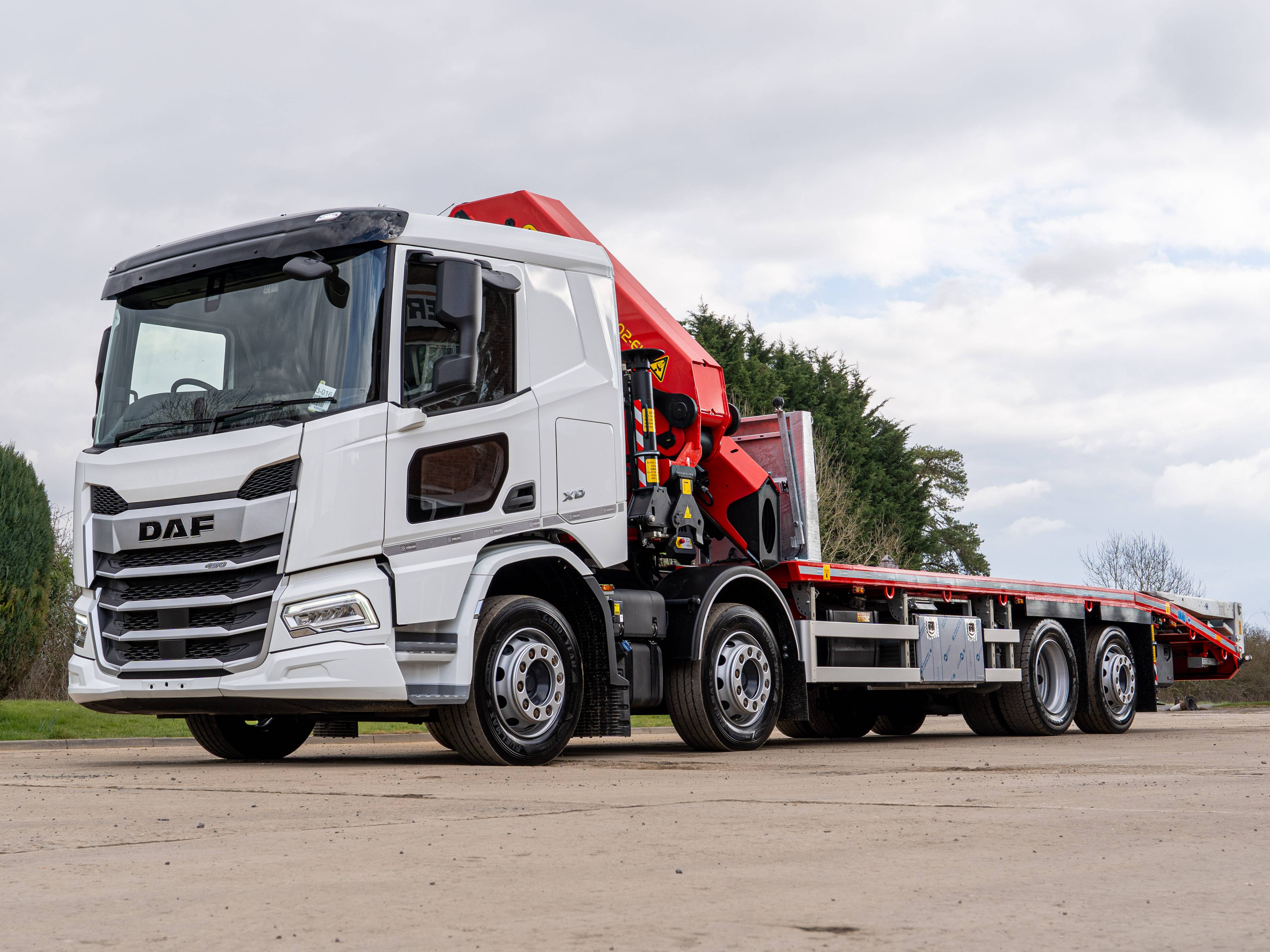 DAF XD 450 FAX 8×2 Sterling Crane Truck