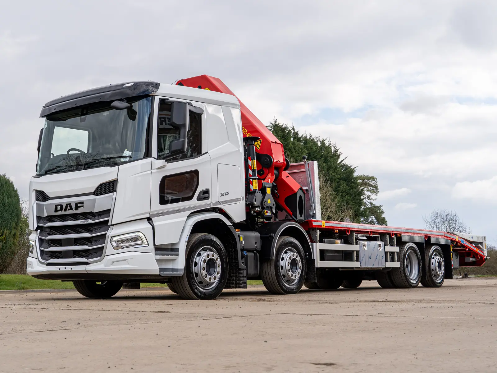 DAF XD 450 FAX 8×2 Sterling Crane Truck