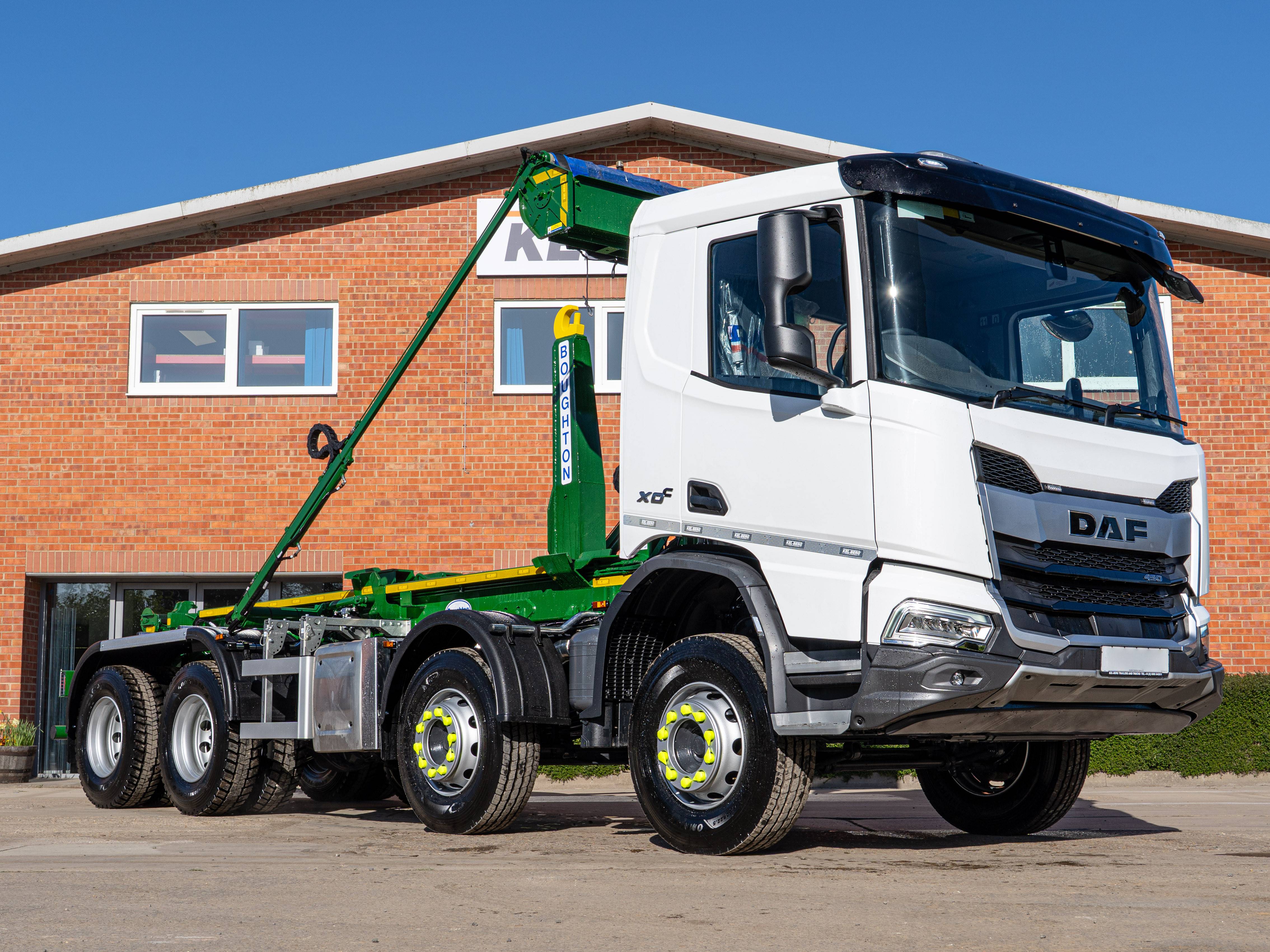DAF XDC 450 FAD 8×4 Boughton Hook Loader